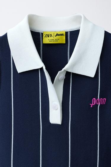 PENN © STRIPED POLO TOP - Dark navy by Zara - Image 2