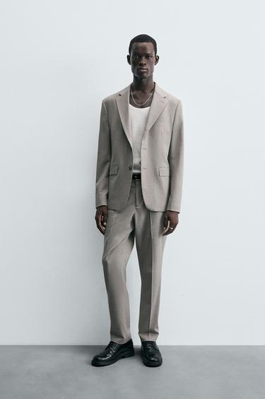 BLAZER TRAJE ESTRUCTURA - Piedra de Zara - Imagen 0