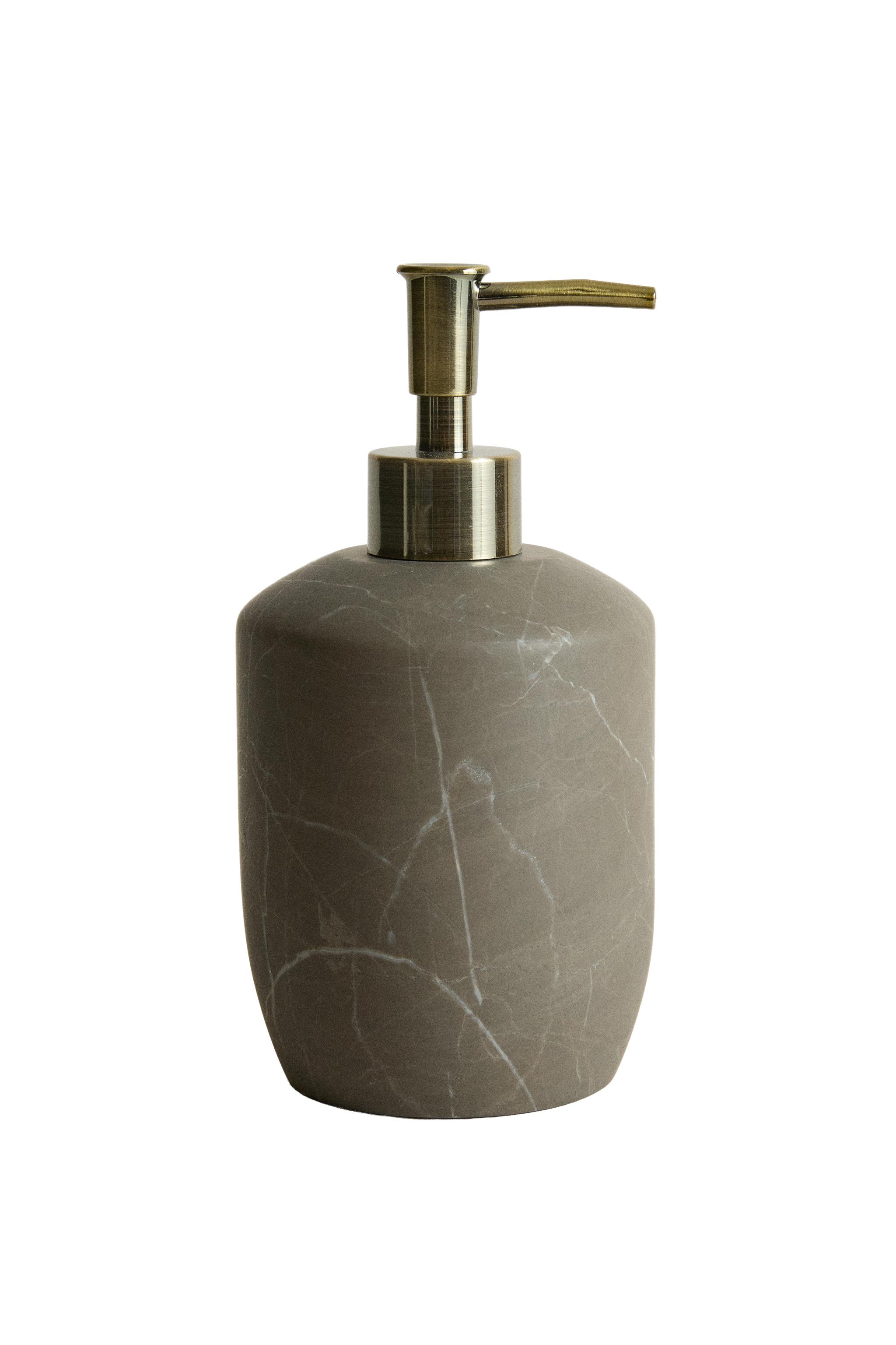 MARBLE BATHROOM SOAP DISPENSER - Brown | ZARA United States