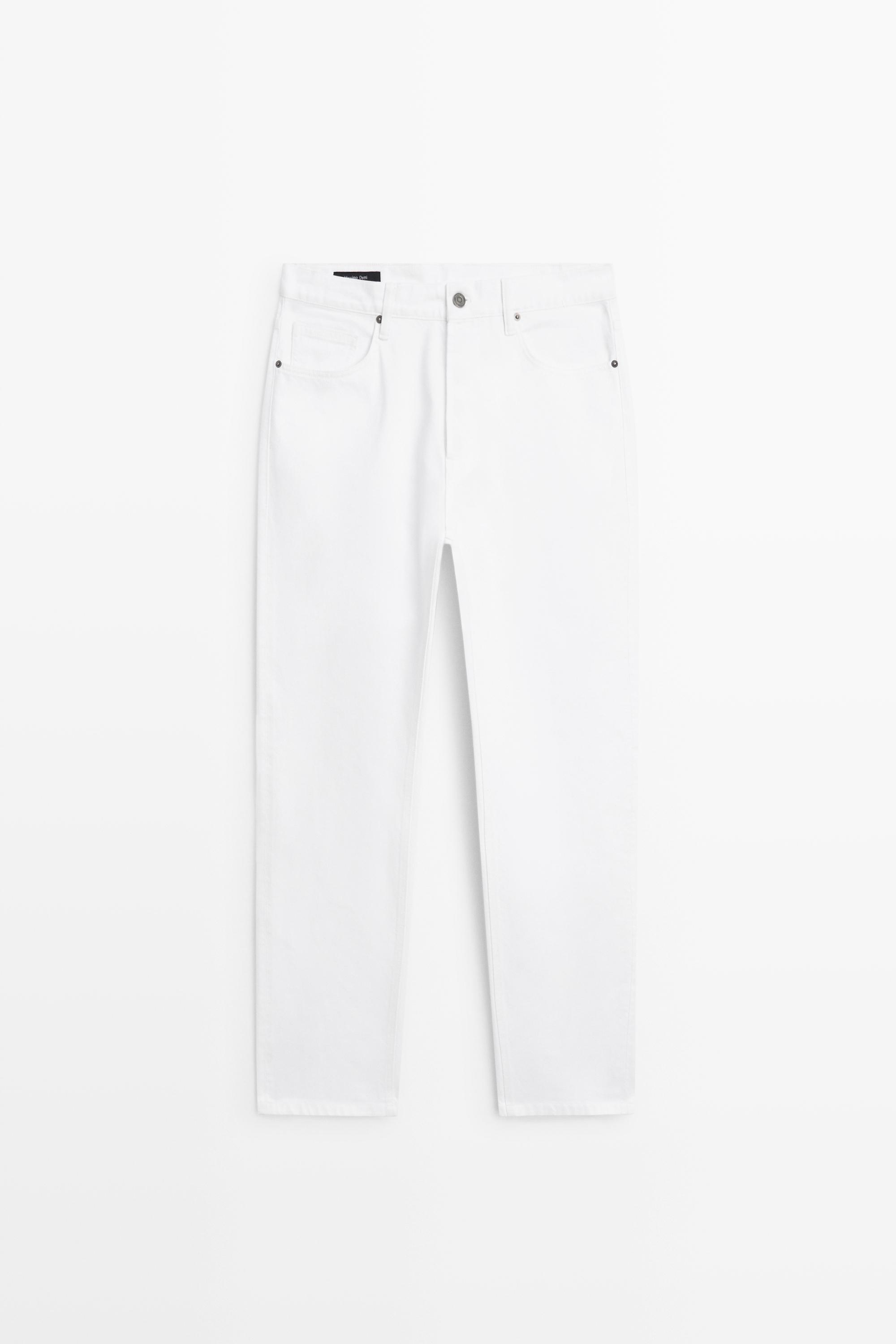 Faux jean straight