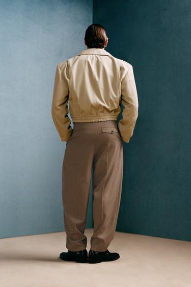 PLEATED SUIT TROUSERS WILLY CHAVARRIA X ZARA - camel by Zara - Image 2