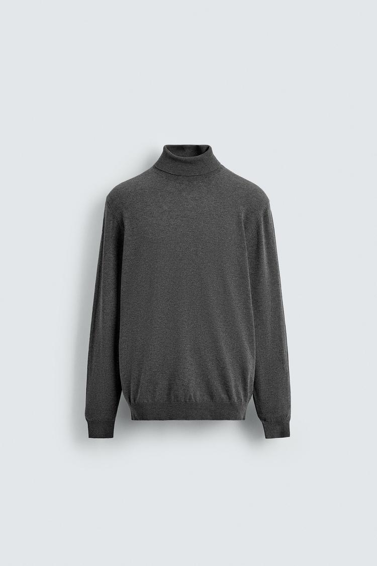 ZARA BASIC HIGH NECK SWEATER