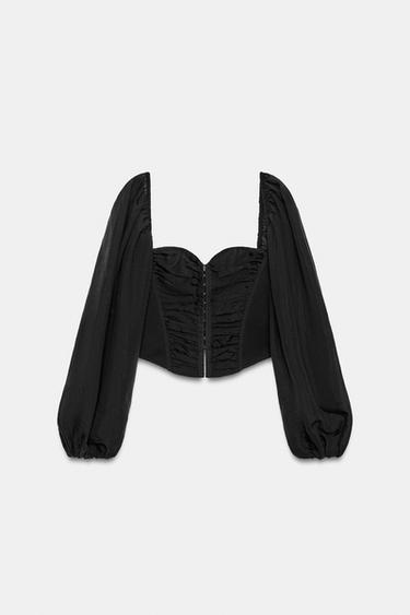 COMBINED CORSET TOP — Black 1