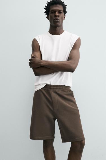 BERMUDA JOGGER REGULAR FIT - Marron de Zara - Image 5