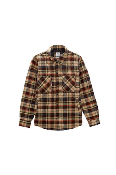 SOBRECAMISA ACOLCHADA CUADROS