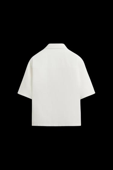 CAMISA KIMONO - Blanco de Zara