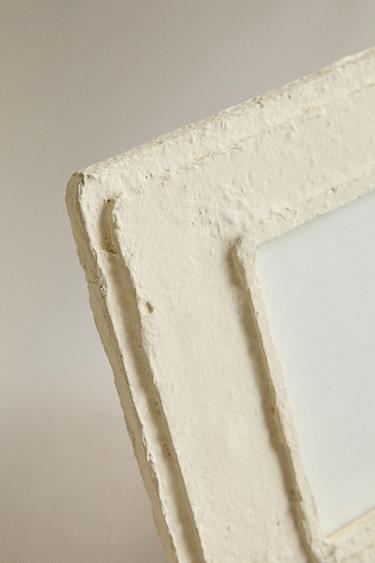 PAPER PHOTO FRAME - Ecru by Zara - Image 1