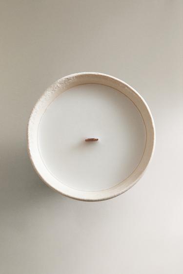 (65 G) SACRED WOODS SCENTED CANDLE - Oyster-white by Zara - Image 4