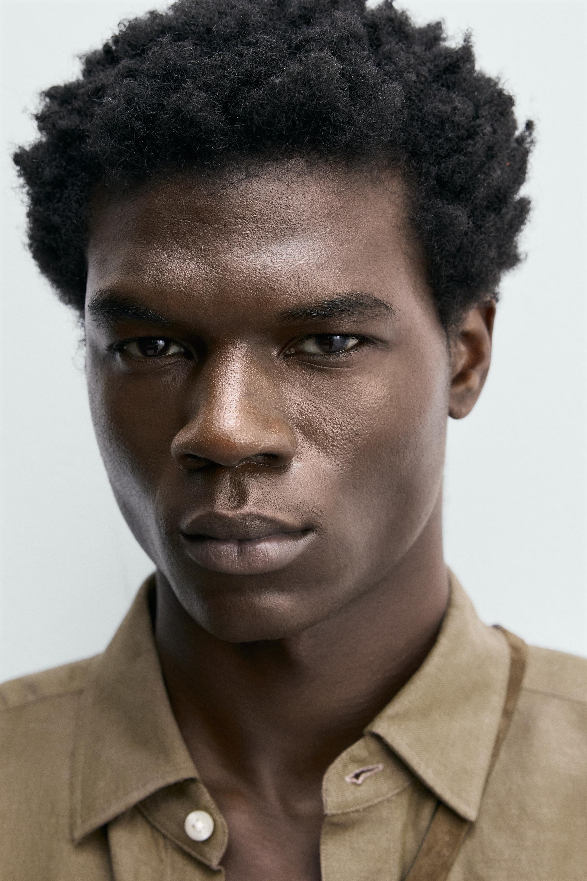 REGULAR FIT LINEN - LYOCELL SHIRT