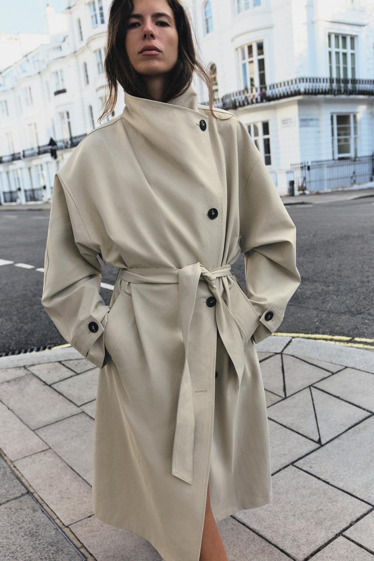 TRENCH CINTURÓN WATER REPELLENT WIND RESISTANT