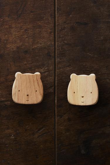 PAKKE MED DØRGREB TIL BØRN (PAKKE MED 2) - lys beig fra Zara