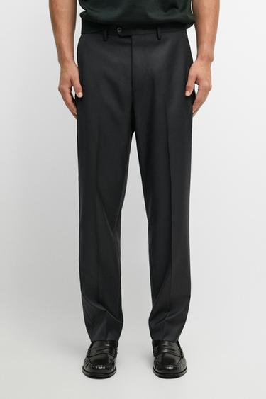 100% wool suit pants — Anthracite Gray 2