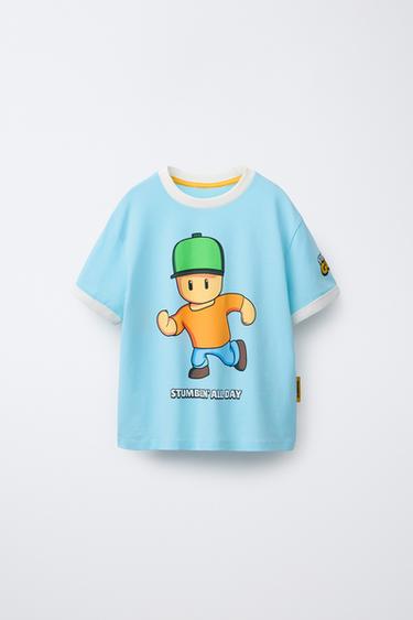 AGES 6-14/ STUMBLE GUYS ™ © SCOPELY PYJAMAS - Blue by Zara - Image 1