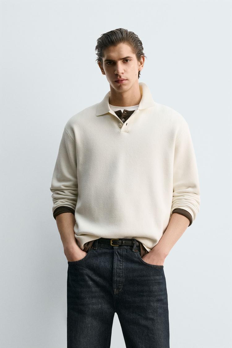 ZARA SOFT KNIT POLO SHIRT