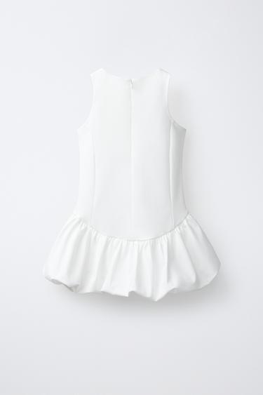 ROBE JUPE BALLON - Blanc de Zara - Image 1
