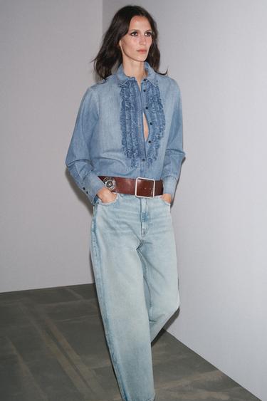 Camicia Donna Lino Cotone, Elegante Curvy Camicia In Lino 3/4 Maniche Lunga Scollo A V Bluse Stampa Floreale Leggera E Comoda Camicetta Da Donna Alla Moda Maglietta Per Vacanze Estive Da Spiaggia