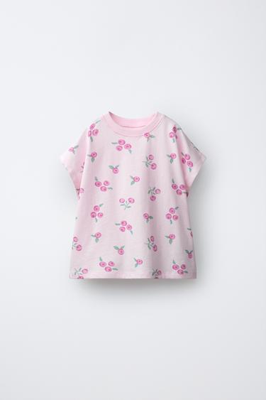 1 1/2-6 YEARS/ CHERRY PRINT PYJAMAS - Pink by Zara - Image 1