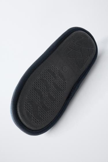 Zara DETAIL HOME SLIPPERS - Blue