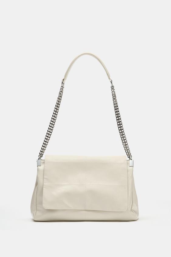 BOLSA DE OMBRO ABA ROCK - Cru da Zara - Imagem 0