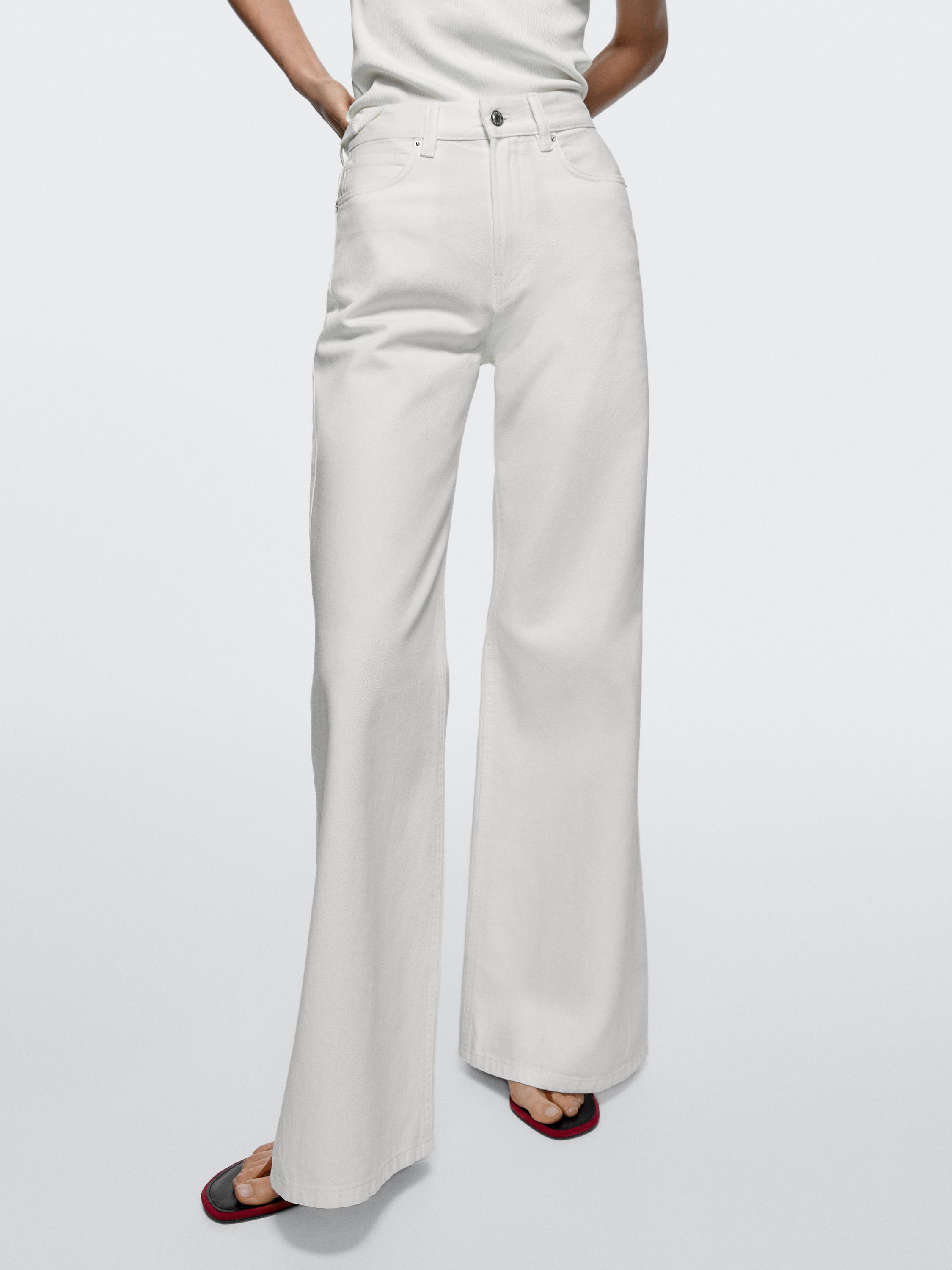 Jean flare taille haute