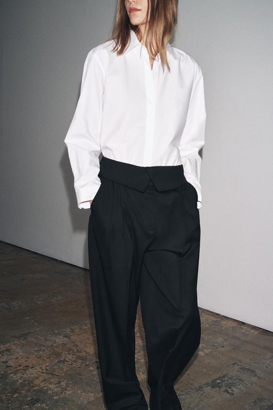 ZW COLLECTION POPLIN SHIRT