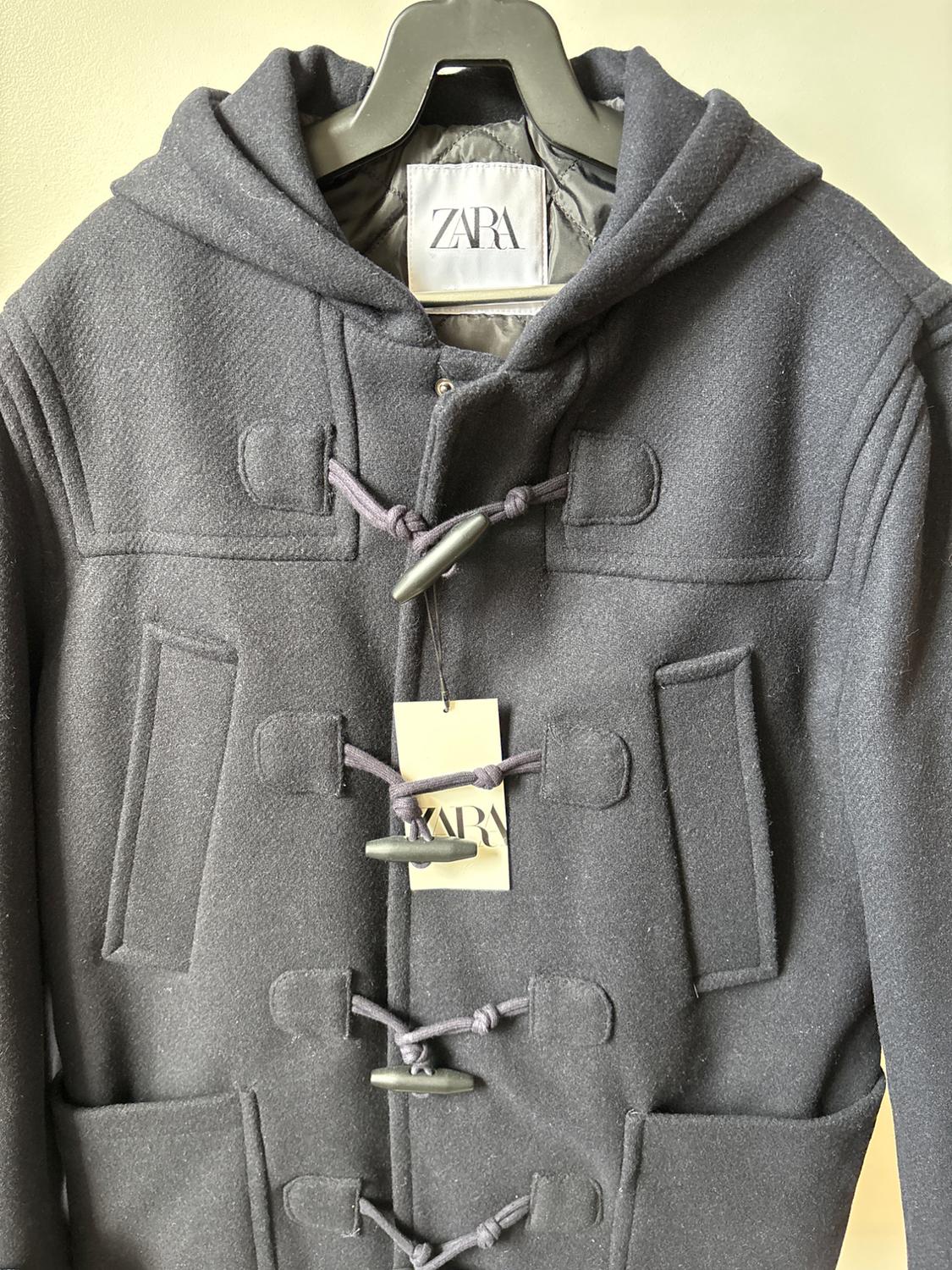 HOODED THREE-QUARTER LENGTH COAT - Image 2