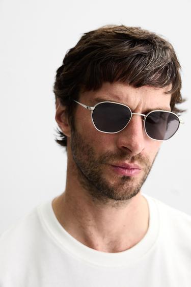 LUNETTES DE SOLEIL OVALES - Argent Mat de Zara - Image 2