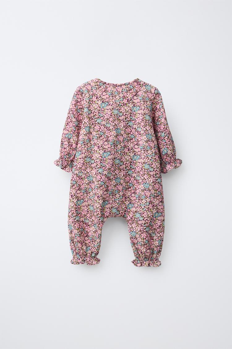 Enterizo kimono con estampado floral 2