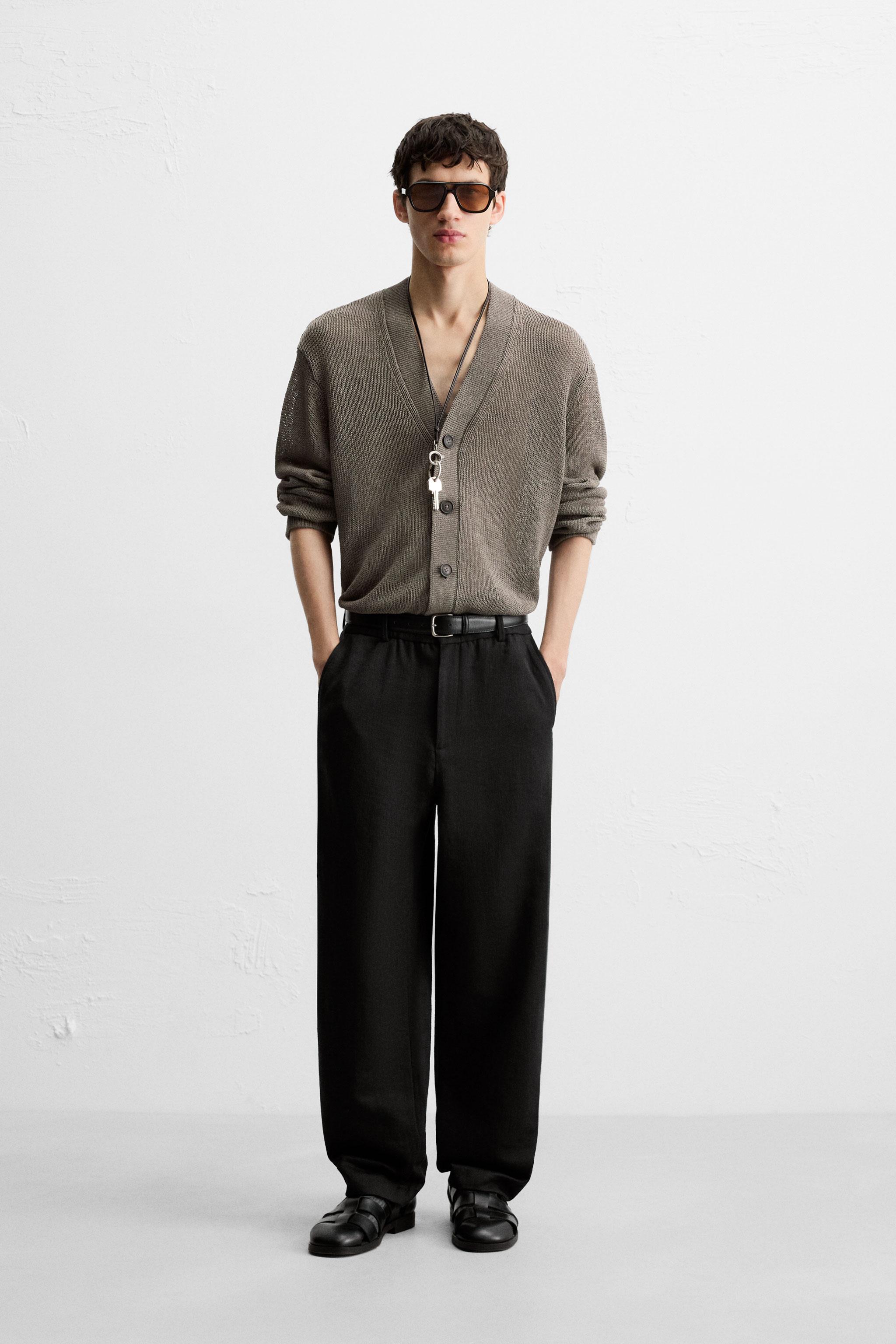 PANTALON REGULAR FIT STRUCTURÉ