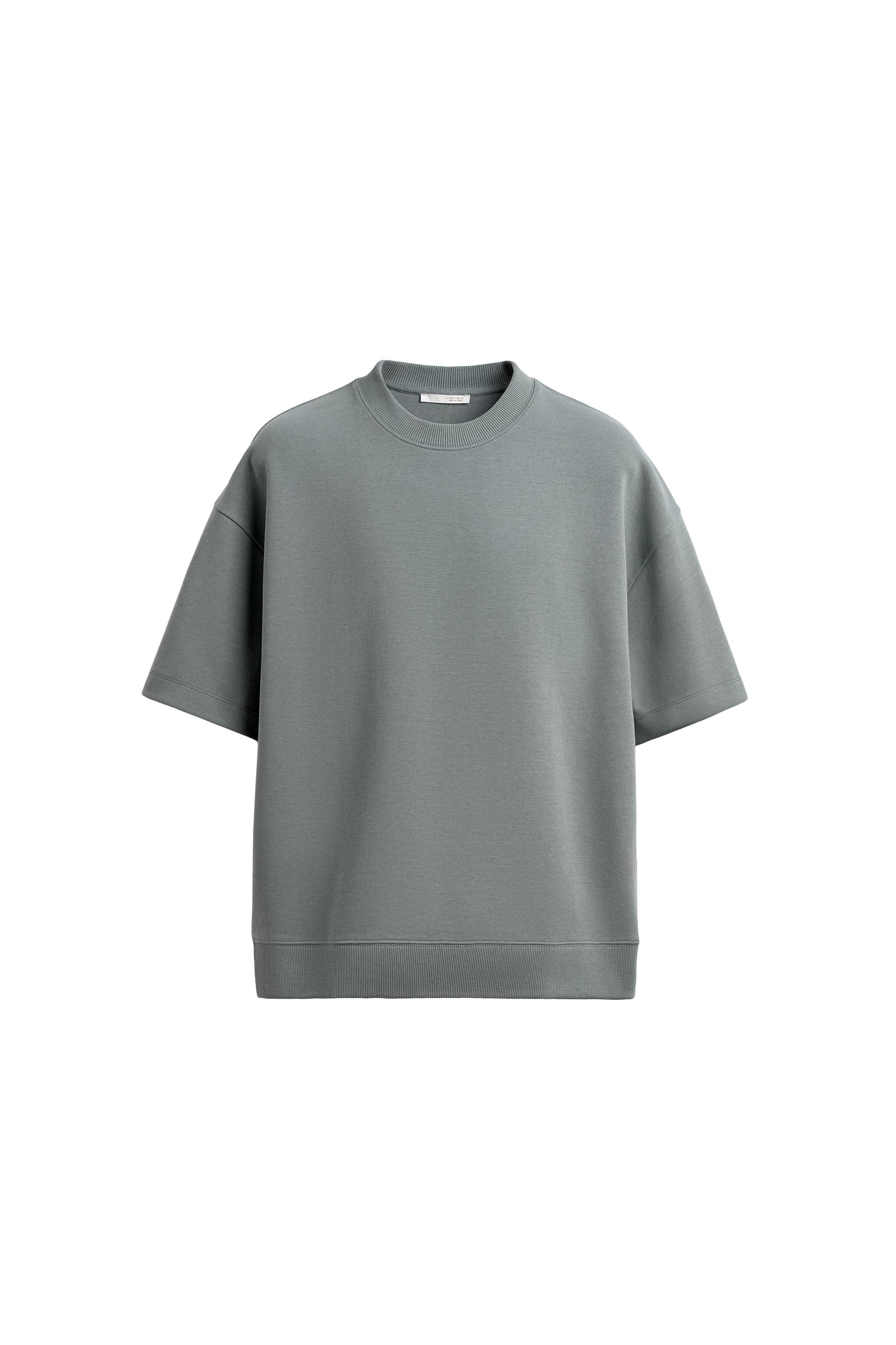 TECHNICAL INTERLOCK SWEATSHIRT - Oyster-white | ZARA South Africa