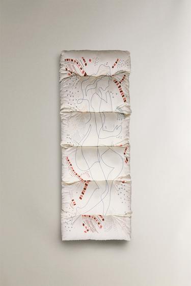 COTTON TOPPER WITH EMBROIDERED DETAILS - Ecru by Zara