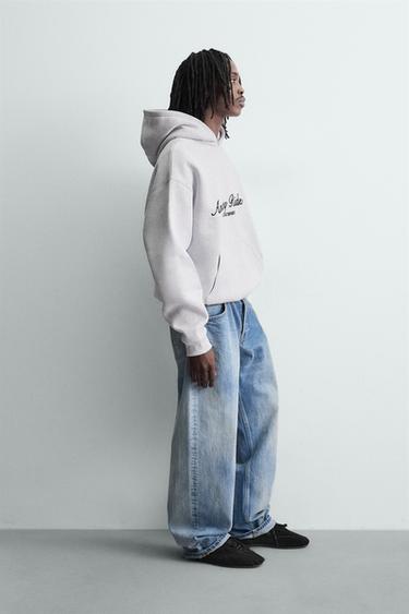 COMBINED SLOGAN SWEATSHIRT - Grey marl by Zara - Image 3