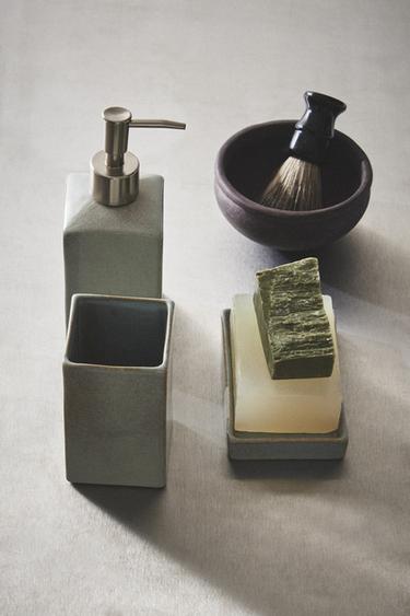 ΣΕΤ ΜΠΑΝΙΟΥ ΚΕΡΑΜΙΚΟ ΠΡΑΣΙΝΩΠΟ - 206 του Zara