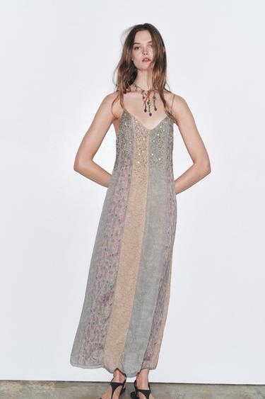 ROBE STYLE LINGERIE FANTAISIE ZW COLLECTION - Multicolore de Zara - Image 4
