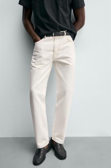 JEAN STRAIGHT FIT - Blanc de Zara - Image 4