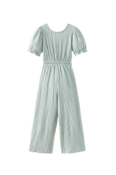 TEXTURED JUMPSUIT