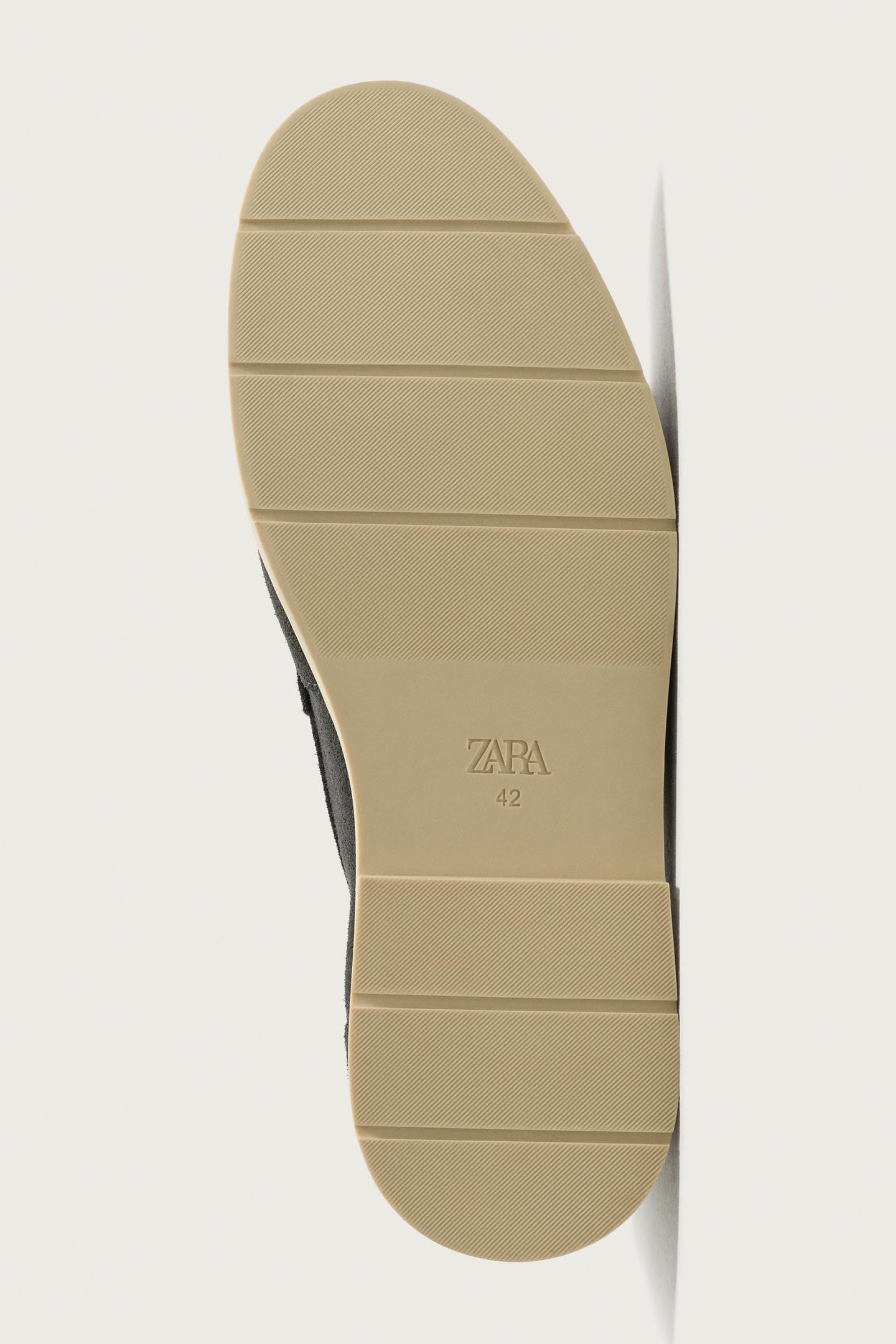 Мужские туфли Zara Casual Leather — фото 7