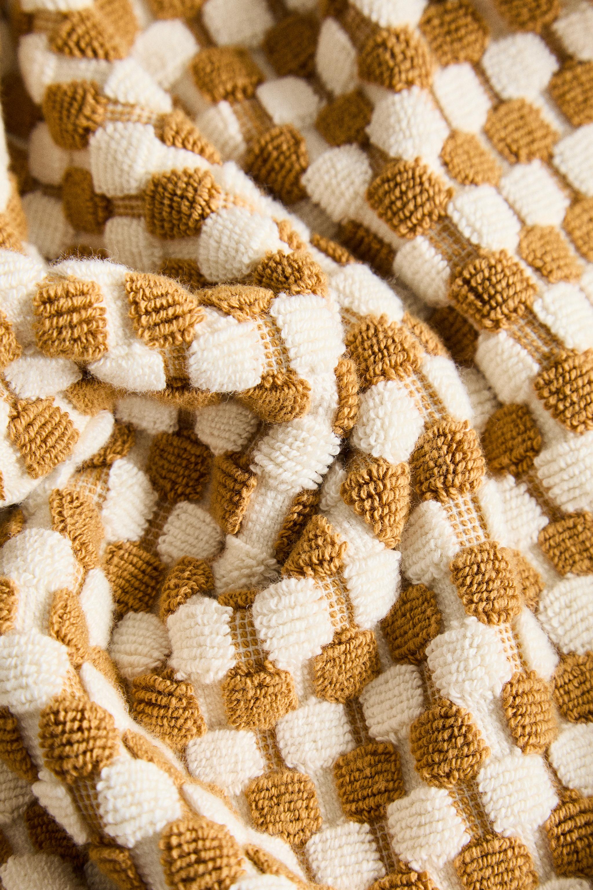 SERVIETTE DE BAIN COTON TEXTURÉE