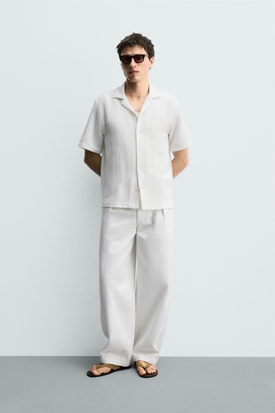 REGULAR FIT STRIPED JACQUARD SHIRT from Zara - $59.90