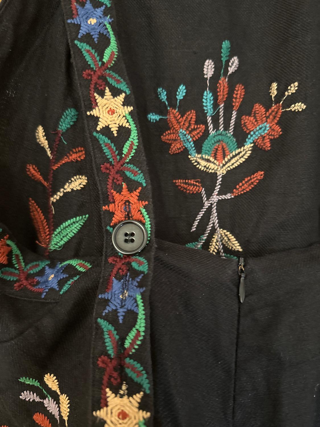 EMBROIDERED DUNGAREES - Image 4