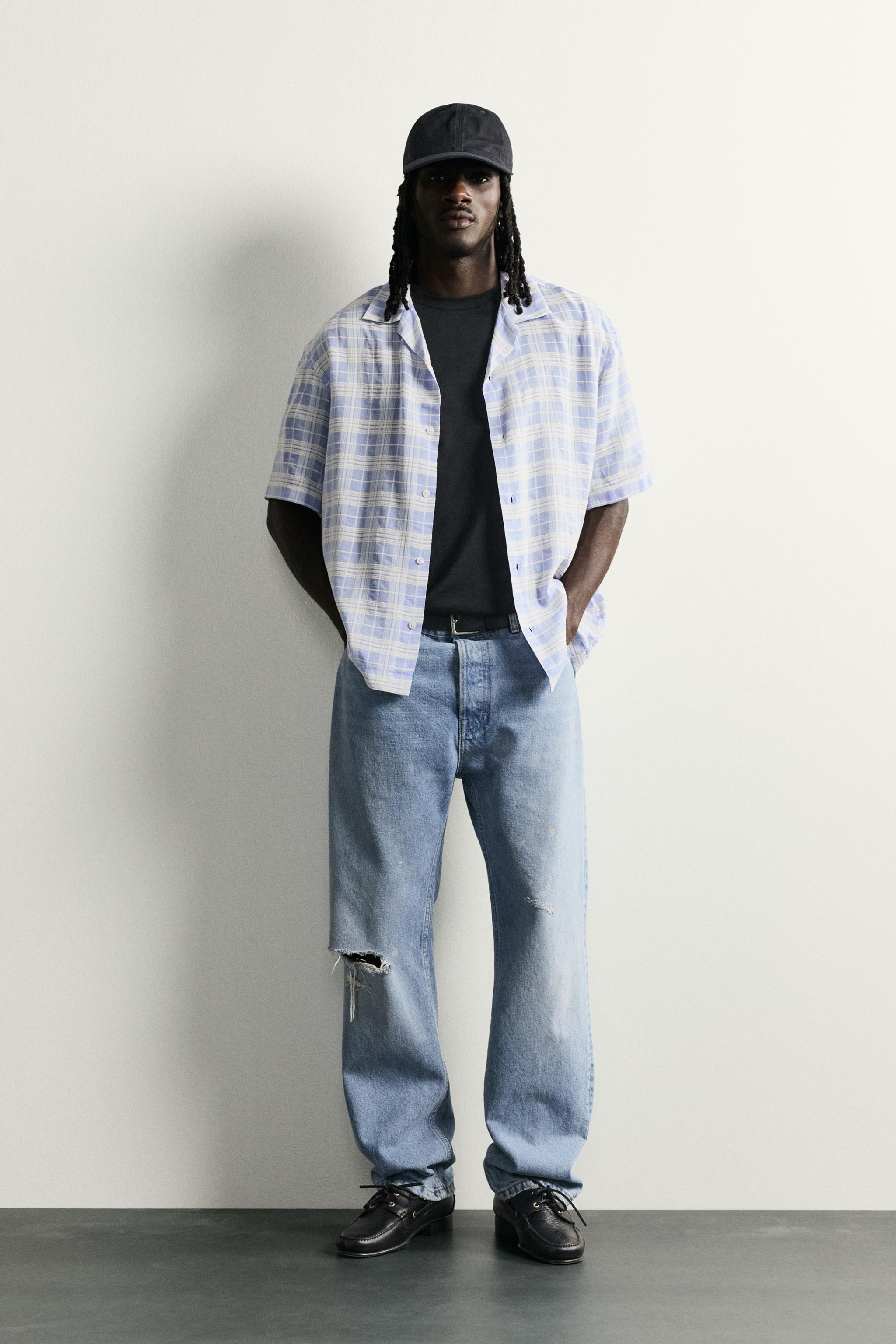 CHECK JACQUARD SHIRT