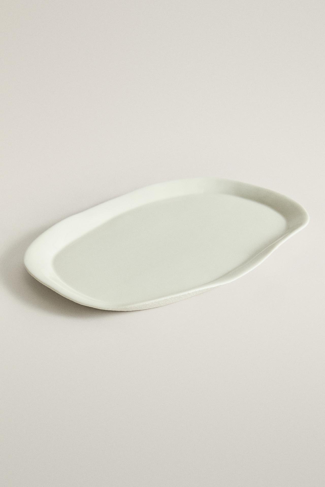 TEXTURED BATHROOM TRAY — White