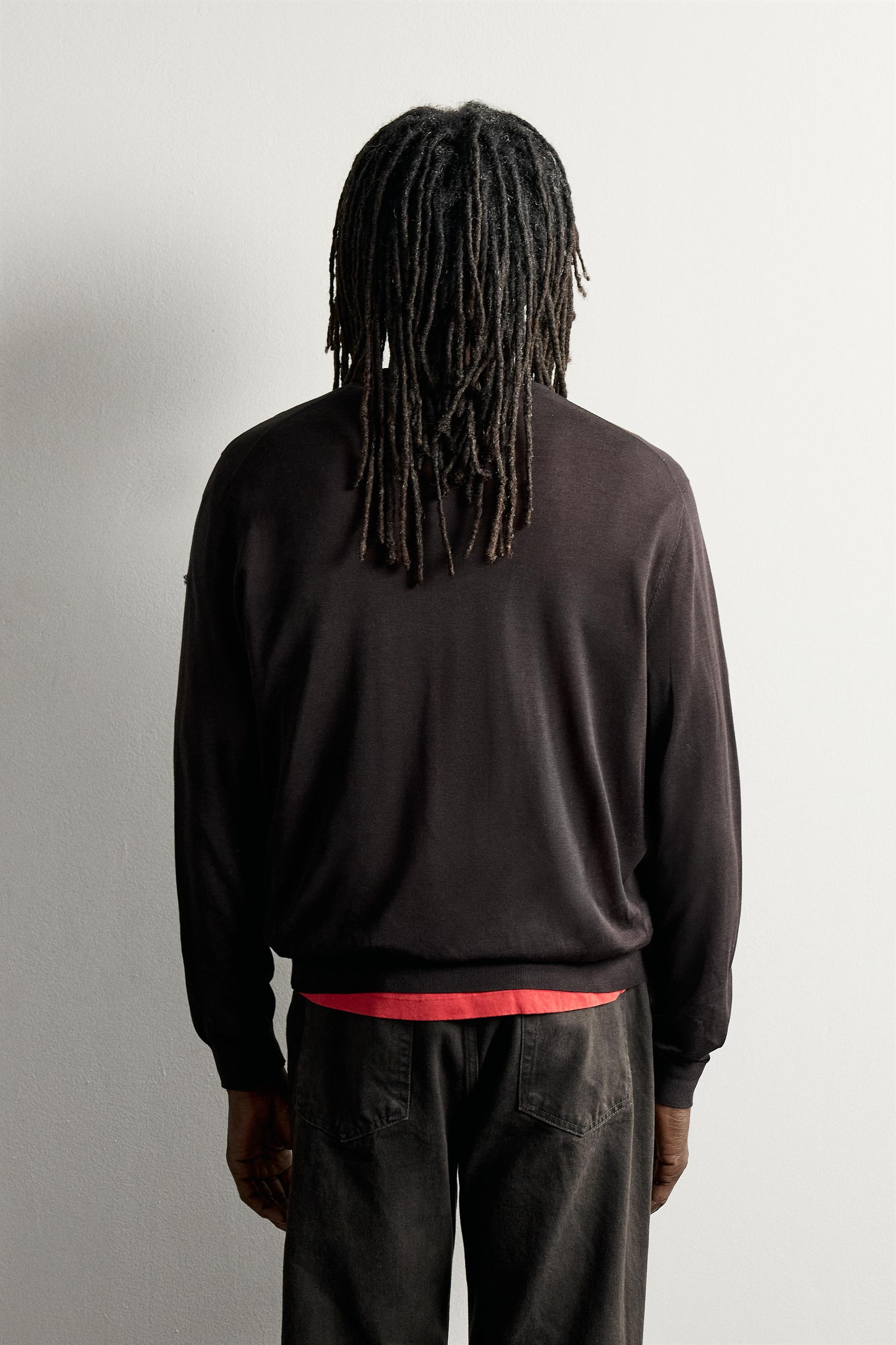 LIGHTWEIGHT 100% SILK SWEATER AARON LEVINE X ZARA