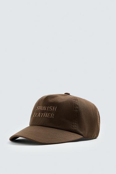 GORRA LAVADA BORDADO GUITARRICADELAFUENTE - Marrón de Zara