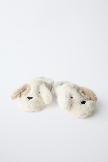 PUPPY SLIPPERS - Ecru White by Zara - Image 2