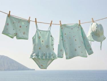 1-6 YEARS/ CIRCUS RUFFLE SWIMSUIT - Sea green by Zara - Image 4