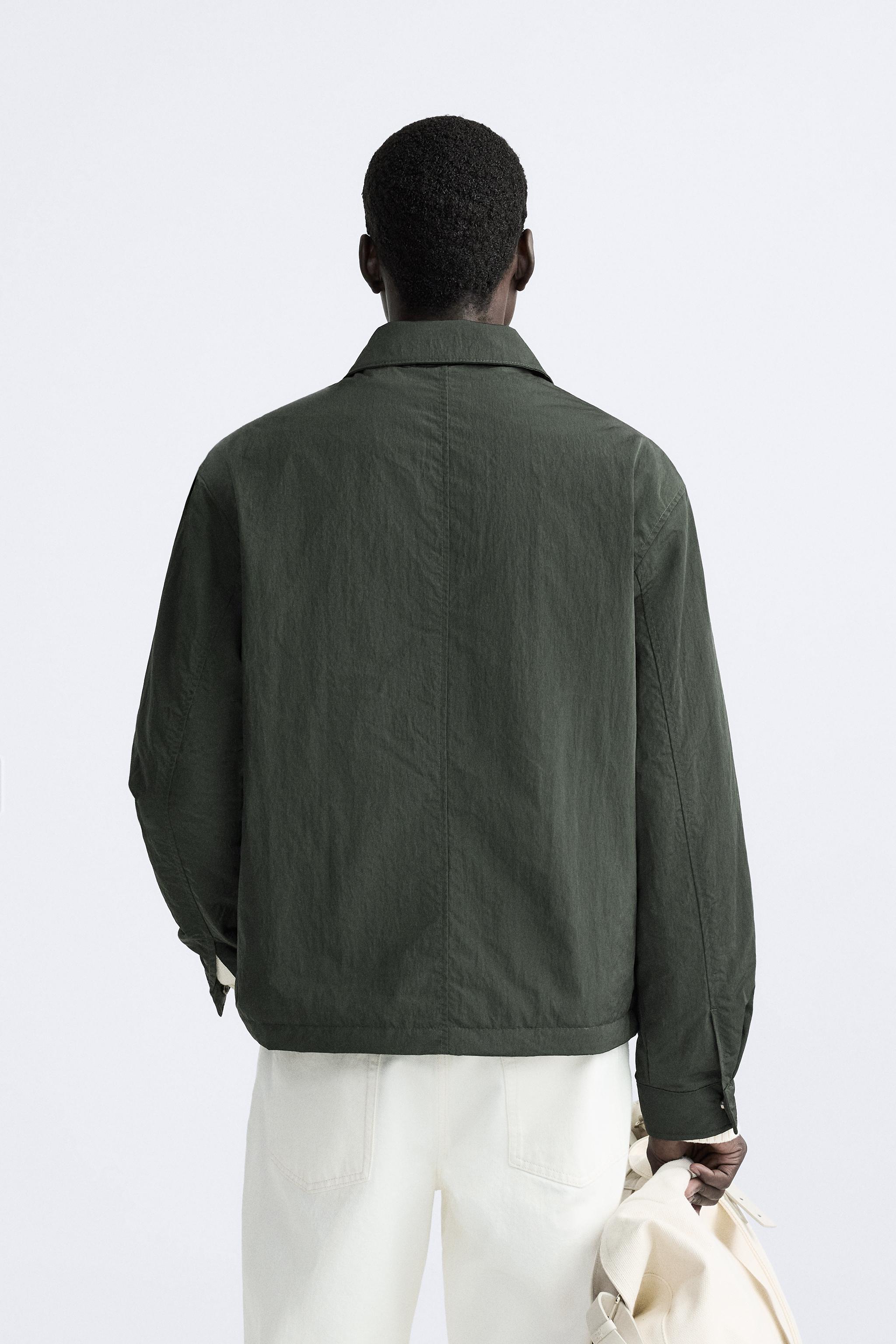 テクニカル シャツジャケット - グリーン | ZARA Japan / 日本