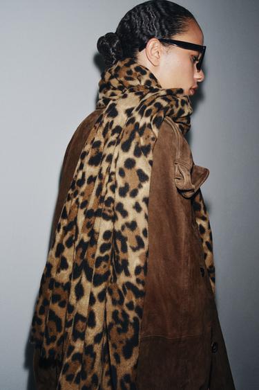 ANIMAL PRINT SCARF - Leopard by Zara