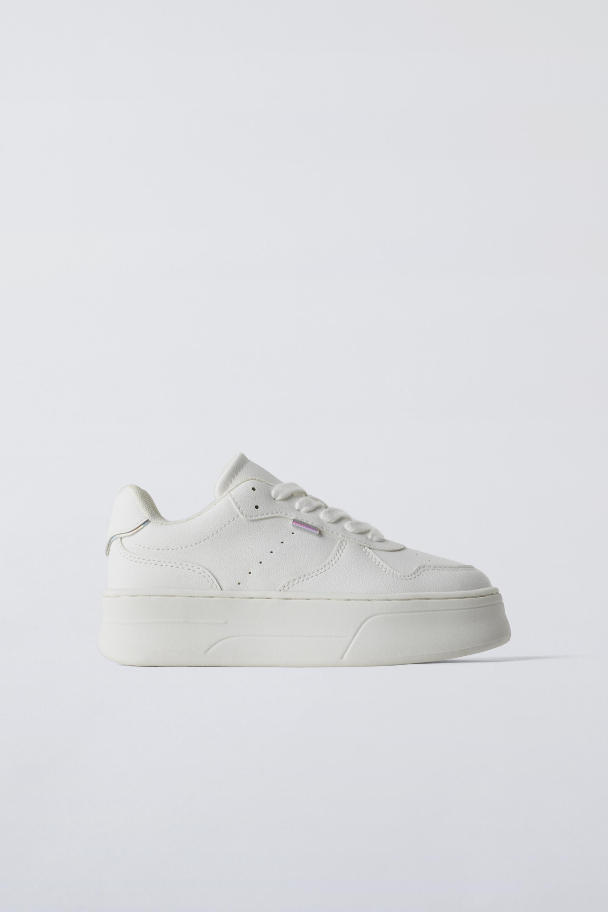 Shops zara trainers white