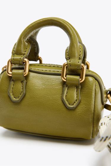 Zara CITY CHARM MINI BAG - Green